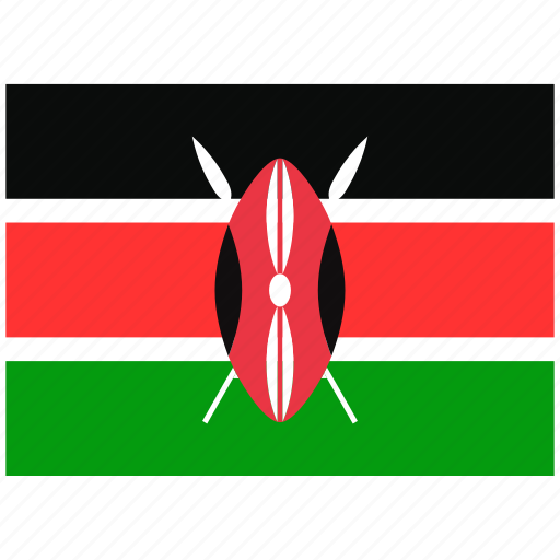 Flag, country, world, national, nation, kenya icon - Download on Iconfinder