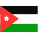 flag, country, world, national, nation, jordan