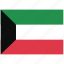 flag, country, world, national, nation, kuwait 