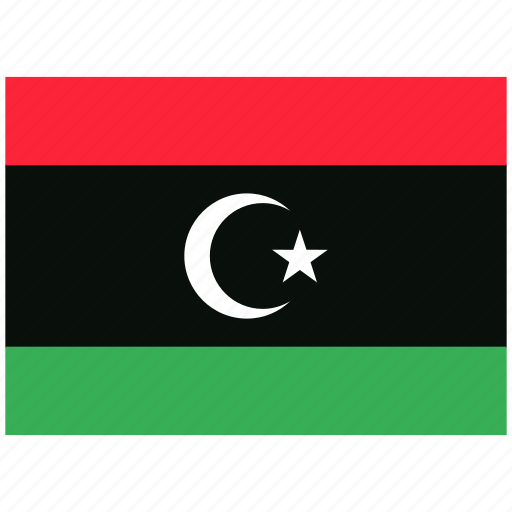 Flag, country, national, nation, libya, world icon - Download on Iconfinder