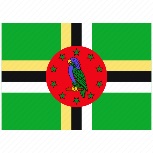 Flag, country, world, national, nation, dominica icon - Download on Iconfinder