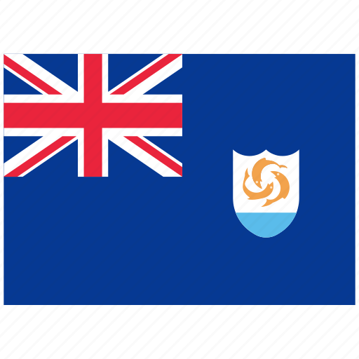 Flag, country, world, national, nation, anguilla icon - Download on Iconfinder