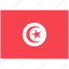 flag, country, world, national, nation, tunisia 