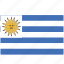 flag, country, world, national, nation, uruguay 