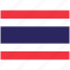 flag, country, world, national, nation, thailand 