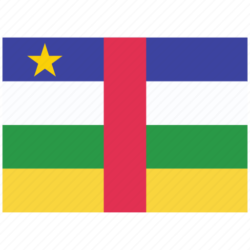 Flag, country, world, national, nation, central, africa icon - Download on Iconfinder