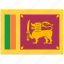 flag, country, world, national, nation, sri lanka 