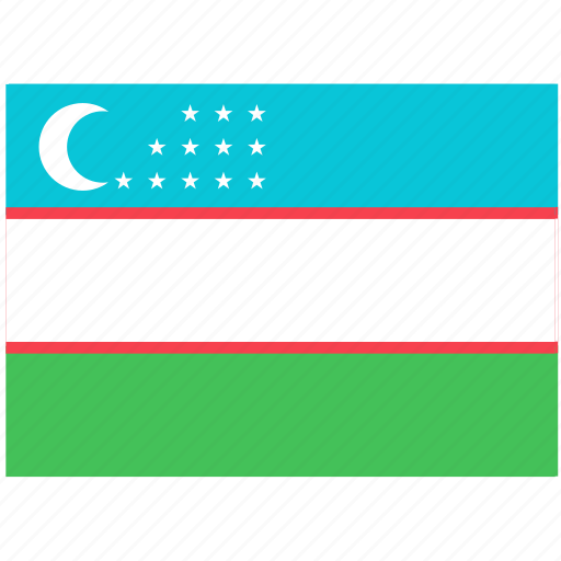 Flag, country, world, national, nation, uzbekistan icon - Download on Iconfinder