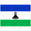 flag, country, world, national, nation, lesotho 