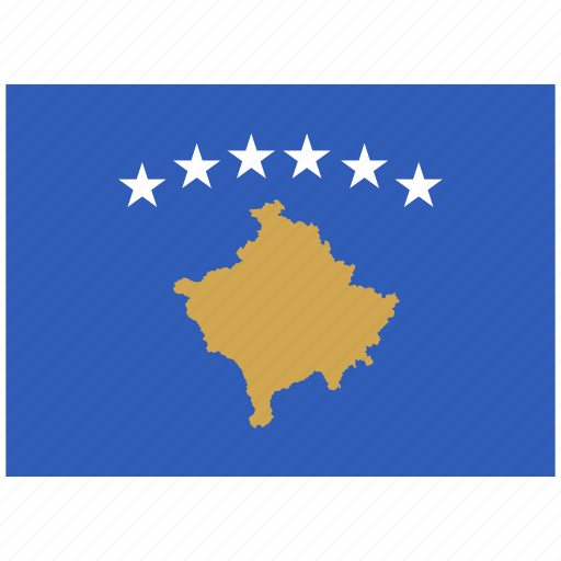 Flag, country, world, national, nation, kosovo icon - Download on Iconfinder