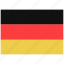 flag, country, world, national, nation, germany 