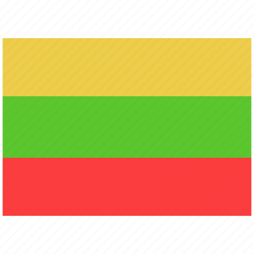 Flag, country, world, national, nation, lithuania icon - Download on Iconfinder