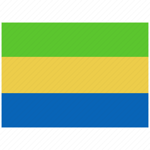 Flag, country, world, national, nation, gabon icon - Download on Iconfinder