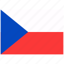flag, country, world, national, nation, czech, republic