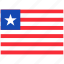 flag, country, world, national, nation, liberia 