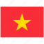 flag, country, world, national, nation, vietnam 