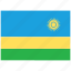 flag, country, world, national, nation, rwanda 
