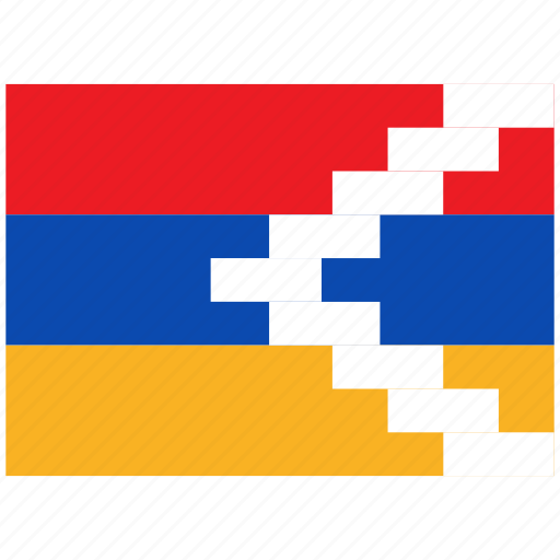 Flag, country, world, national, nation, nagorno-karabakh, republic icon - Download on Iconfinder