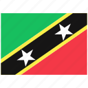 flag, country, world, national, nation, saint, kitts and nevis