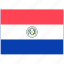 flag, country, world, national, nation, paraguay 