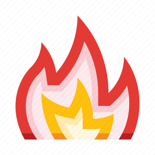 Flame, fire, heat, light, p, color icon - Download on Iconfinder