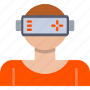 gadget, glasses, simulator, virtual, reality, sunglasses, technology, virtual reality, device