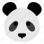 panda, chinese panda, animal, animals, wild, mammal, wild animal, wild animals, head 