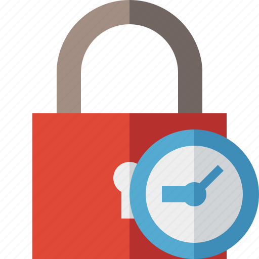 Access, clock, lock, password, protection, secure icon - Download on Iconfinder