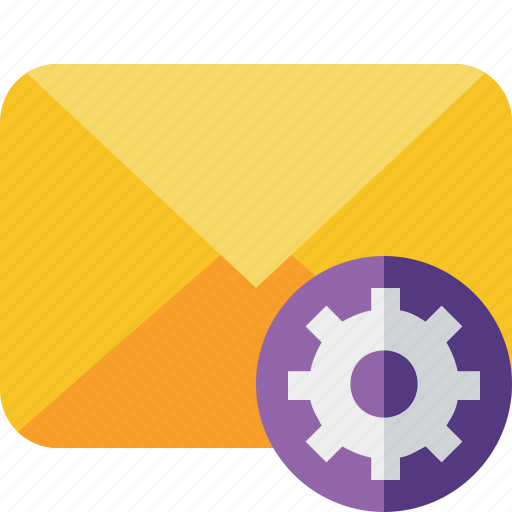 Communication, email, letter, mail, message, settings icon - Download on Iconfinder