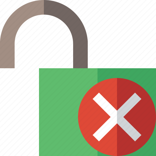 Access, cancel, password, protection, secure, unlock icon - Download on Iconfinder