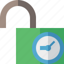 access, clock, password, protection, secure, unlock
