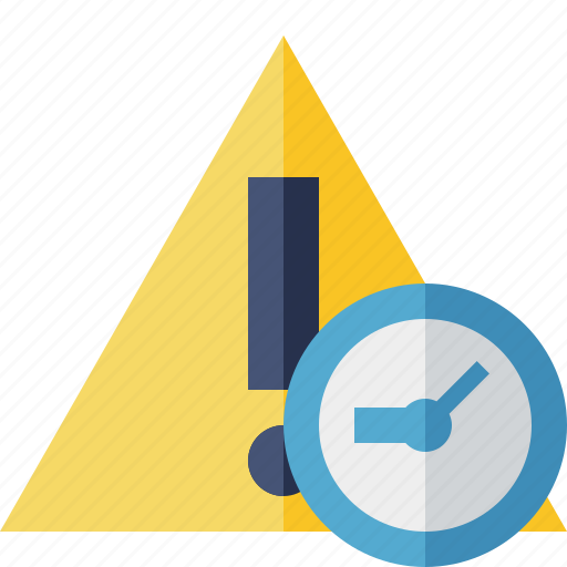 Alert, caution, clock, error, exclamation, warning icon - Download on Iconfinder