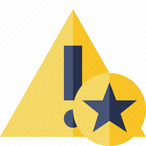 Alert, caution, error, exclamation, star, warning icon - Download on Iconfinder