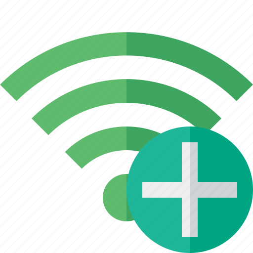 Add, connection, fi, green, internet, wi, wireless icon - Download on Iconfinder