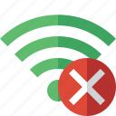 cancel, connection, fi, green, internet, wi, wireless