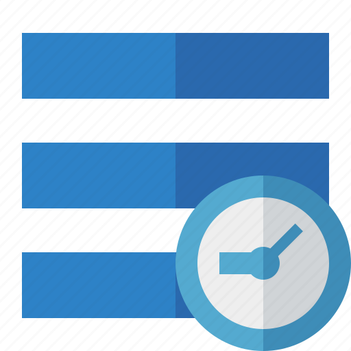 Clock, list, menu, nav, navigation, options, toggle icon - Download on Iconfinder