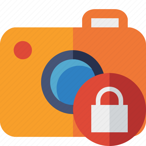 Camera, lock, photo, photocamera, photography, picture, snapshot icon - Download on Iconfinder
