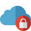 blue, cloud, lock, network, storage, weather 