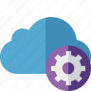 blue, cloud, network, settings, storage, weather