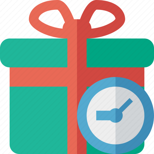 Box, christmas, clock, gift, present, xmas icon - Download on Iconfinder
