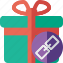 box, christmas, gift, link, present, xmas