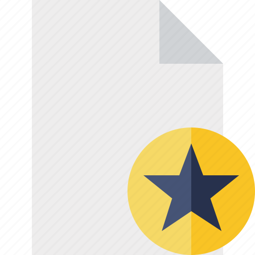 Blank, document, file, page, star icon - Download on Iconfinder