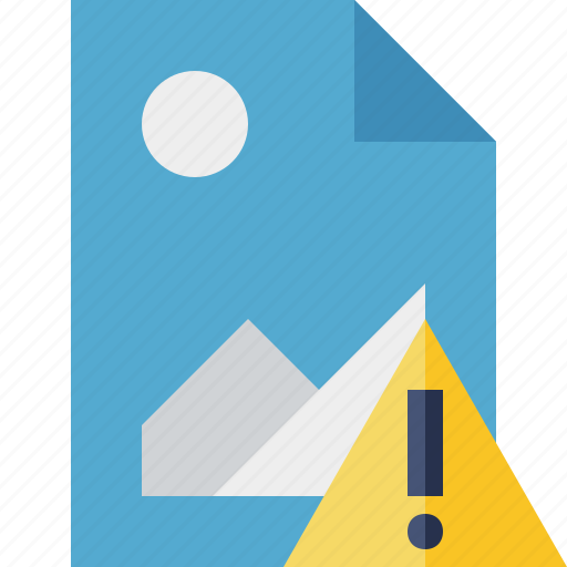 Document, file, image, picture, warning icon - Download on Iconfinder