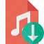 audio, document, download, file, music 