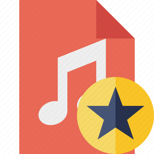 Audio, document, file, music, star icon - Download on Iconfinder
