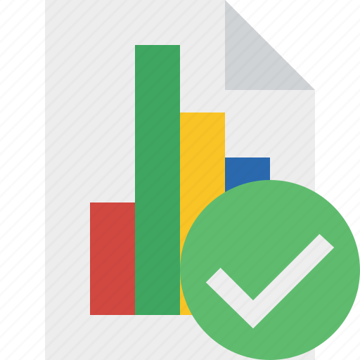 Bar, chart, document, file, graph, ok, report icon - Download on Iconfinder