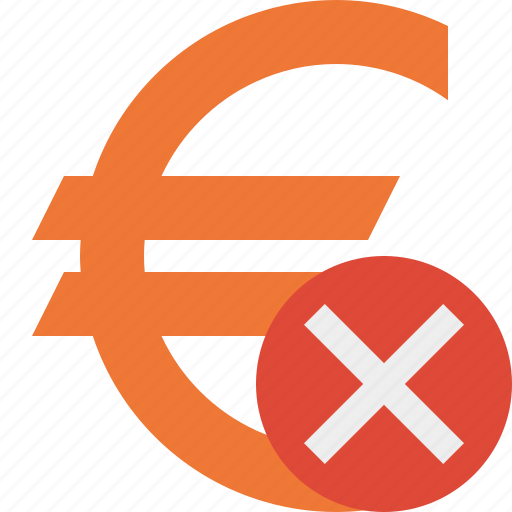 Business, cancel, cash, currency, euro, finance, money icon - Download on Iconfinder