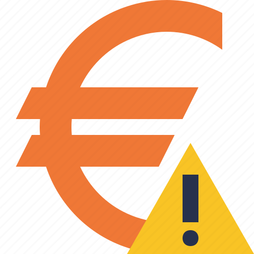 Business, cash, currency, euro, finance, money, warning icon - Download on Iconfinder