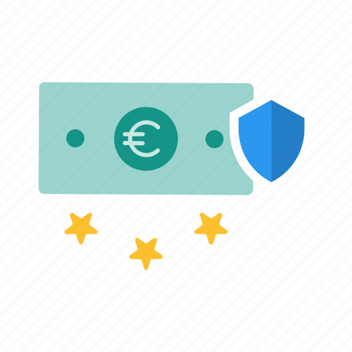 Cash, euro, protect, protection icon - Download on Iconfinder