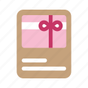 card, gift, money, present